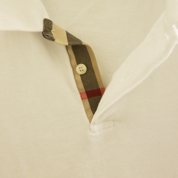 White Burberry polo - Picture 5 of 8